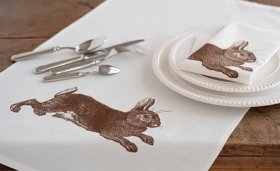 Thornback u Peel Geschirrhandtuch Hase